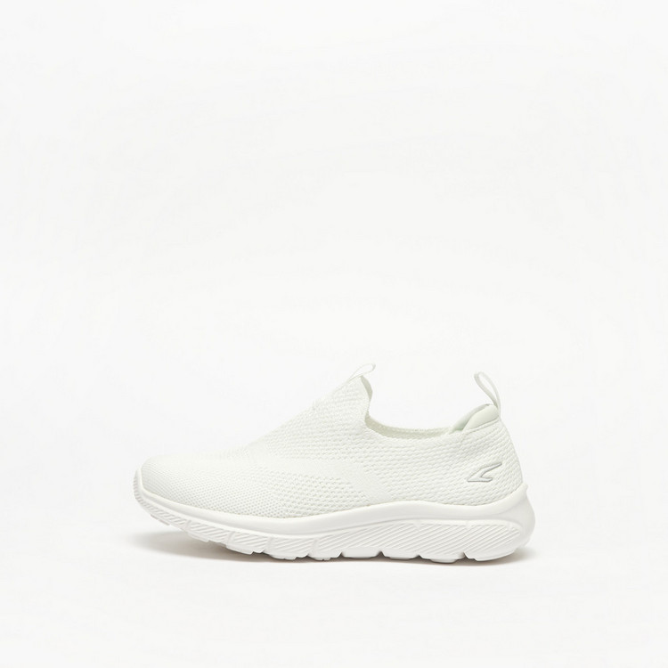 Dash Textured Slip-On Sneakers with Pull Tabs