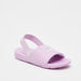 Kappa Girls' Logo Detail Slide Slippers with Elastic Detail-Girl%27s Flip Flops & Beach Slippers-thumbnail-1