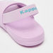 Kappa Girls' Logo Detail Slide Slippers with Elastic Detail-Girl%27s Flip Flops & Beach Slippers-thumbnailMobile-3