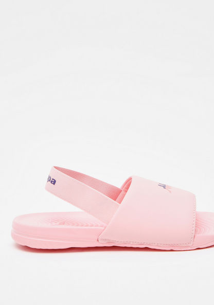 Kappa Girls' Printed Slide Slippers with Elasticated strap