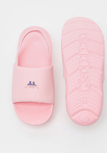 Kappa Girls' Printed Slide Slippers with Elasticated strap