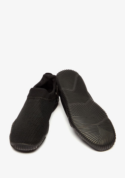 Dash Textured Slip-On Walking Shoes-Boy%27s Sports Shoes-image-1