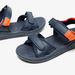 Kappa Boys' Panelled Floaters with Hook and Loop Closure-Boy%27s Sandals-thumbnailMobile-3
