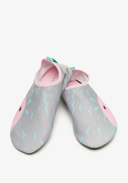 Dash Printed Slip-On Aqua Shoes-Girl%27s Sports Shoes-image-1