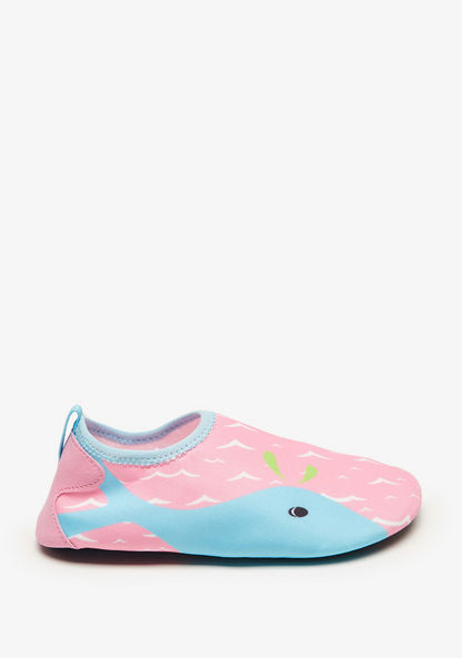 Dash Printed Slip-On Aqua Shoes-Girl%27s Sports Shoes-image-0