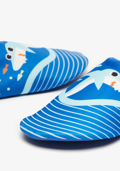 Dash Printed Slip-On Walking Shoes-Boy%27s Sports Shoes-image-2