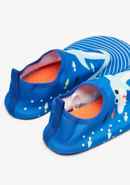 Dash Printed Slip-On Walking Shoes-Boy%27s Sports Shoes-image-3
