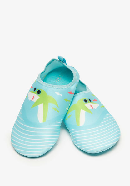 Dash Printed Slip-On Walking Shoes-Girl%27s Sports Shoes-image-1