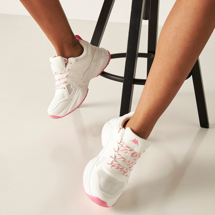 Kappa Women's Panelled Lace-Up Walking Shoes