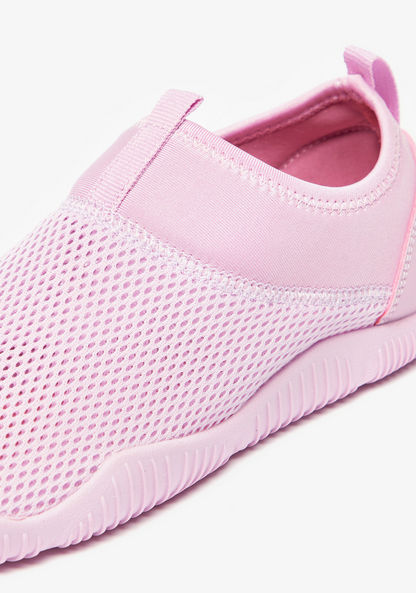 Dash Textured Slip-On Walking Shoes-Women%27s Sports Shoes-image-3