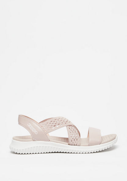 Kappa Women's Textured Sandals with Back Strap