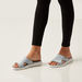 Kappa Women's Textured Slip-On Slide Sandals-Women%27s Flat Sandals-thumbnail-0