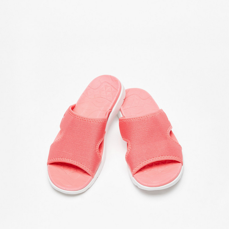 Kappa Women's Textured Slip-On Slide Sandals