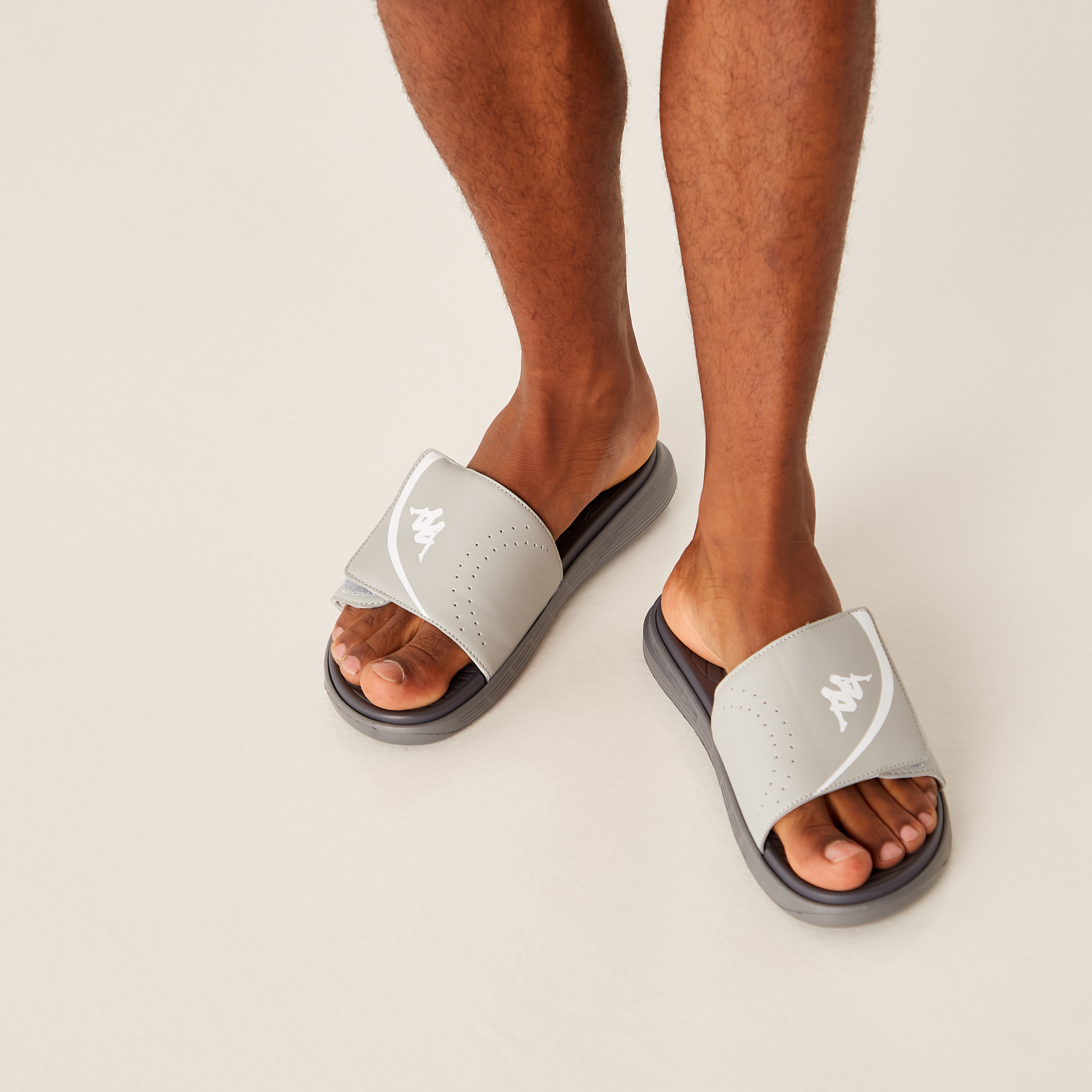 Kappa Men's Logo Print Slip-On Slide Sandals-men-shoes-flipflopsandslides-image-7