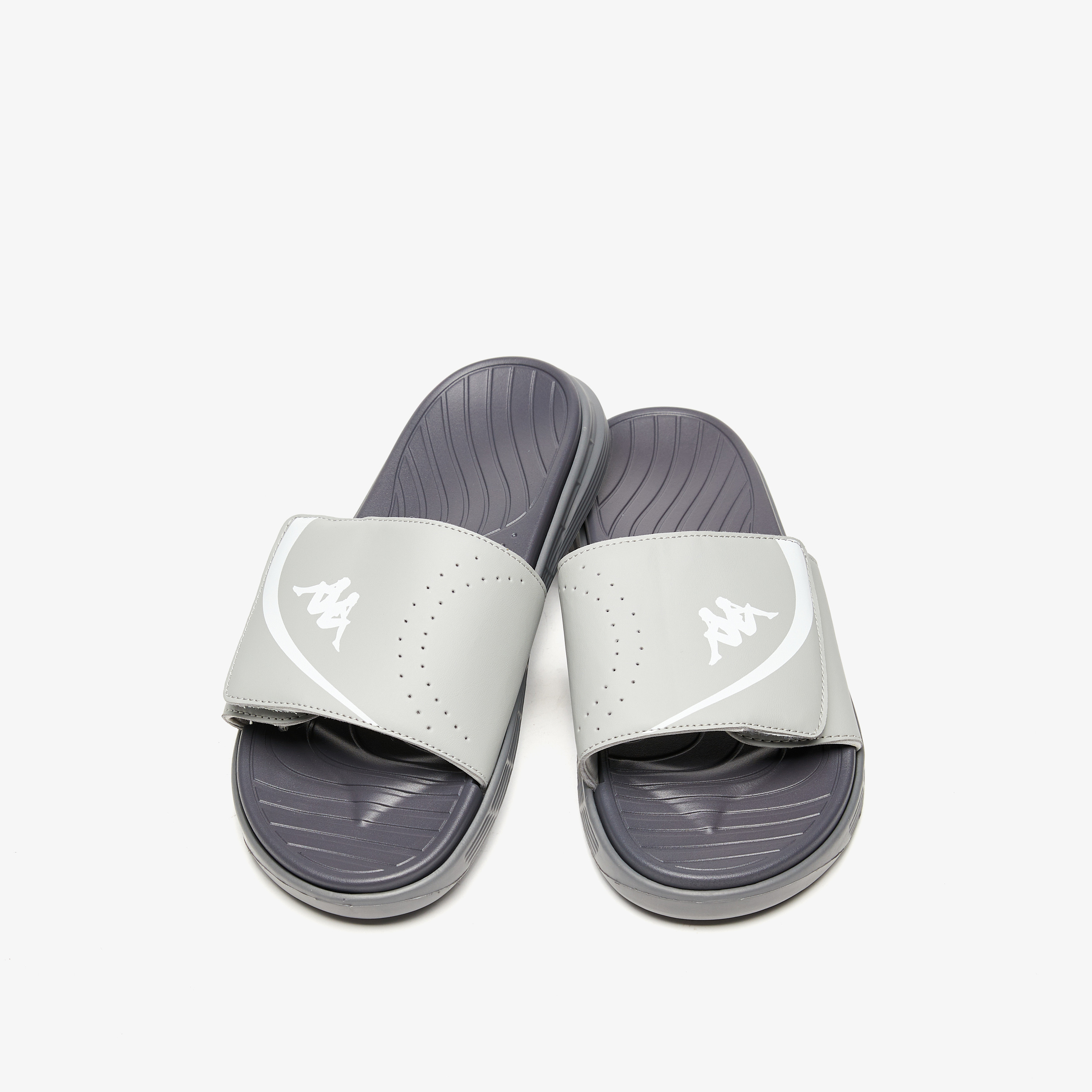 Kappa Men's Logo Print Slip-On Slide Sandals-men-shoes-flipflopsandslides-image-9