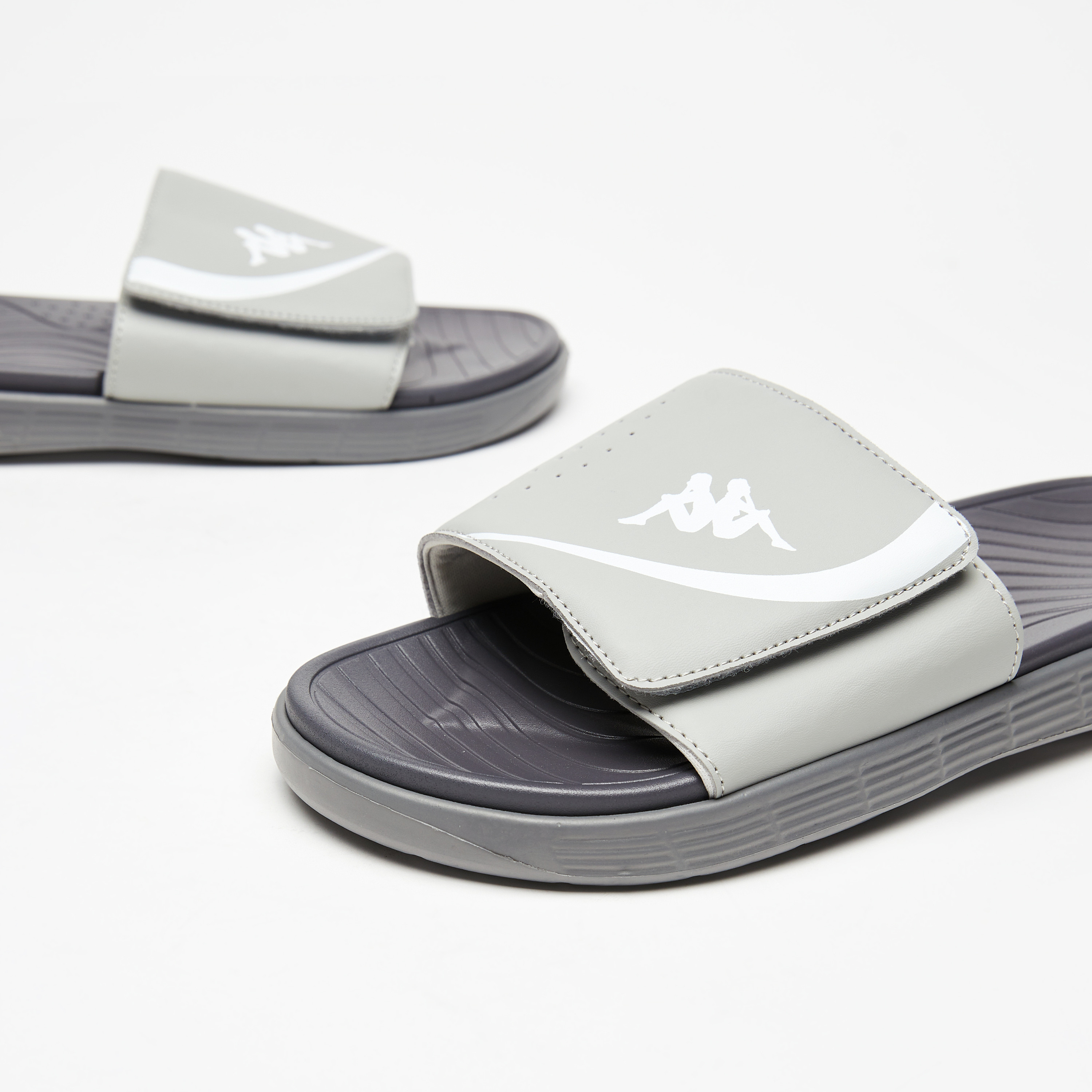 Kappa Men's Logo Print Slip-On Slide Sandals-men-shoes-flipflopsandslides-image-12