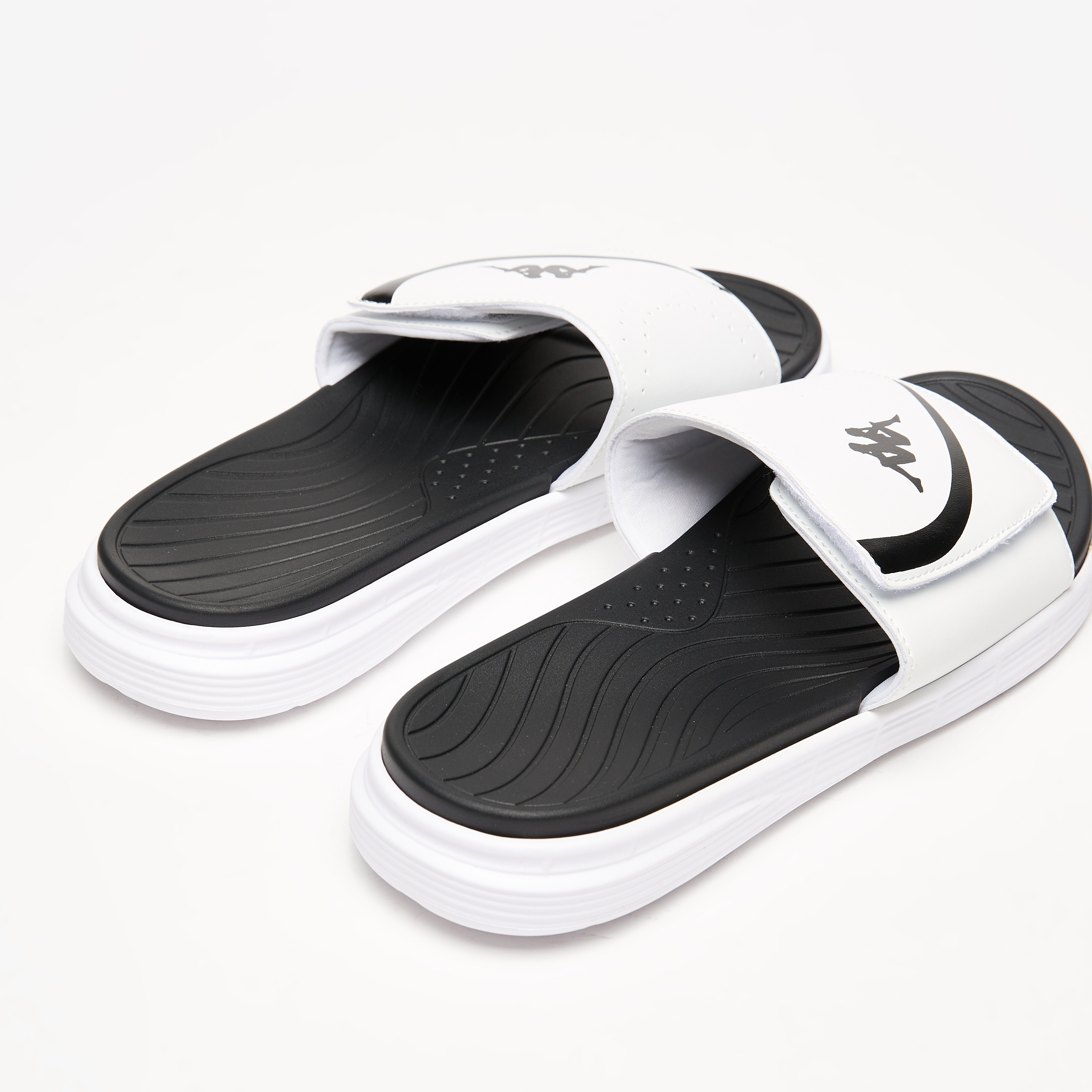 Kappa Men's Logo Print Slip-On Slide Sandals-men-shoes-flipflopsandslides-image-16