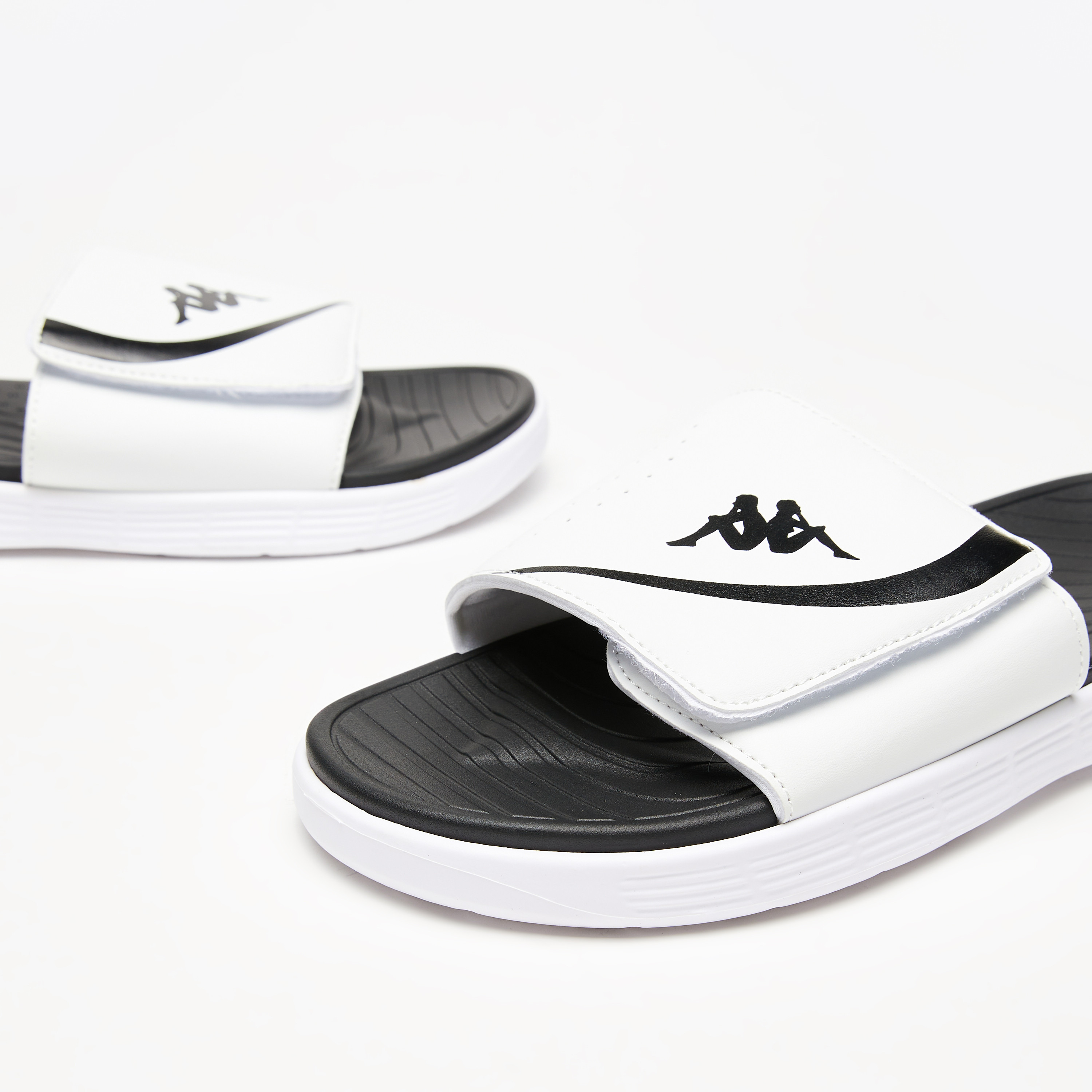 Kappa Men's Logo Print Slip-On Slide Sandals-men-shoes-flipflopsandslides-image-18