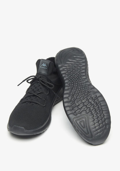 Kappa Men's Textured Lace-Up Walking Shoes-Men%27s Sports Shoes-image-2