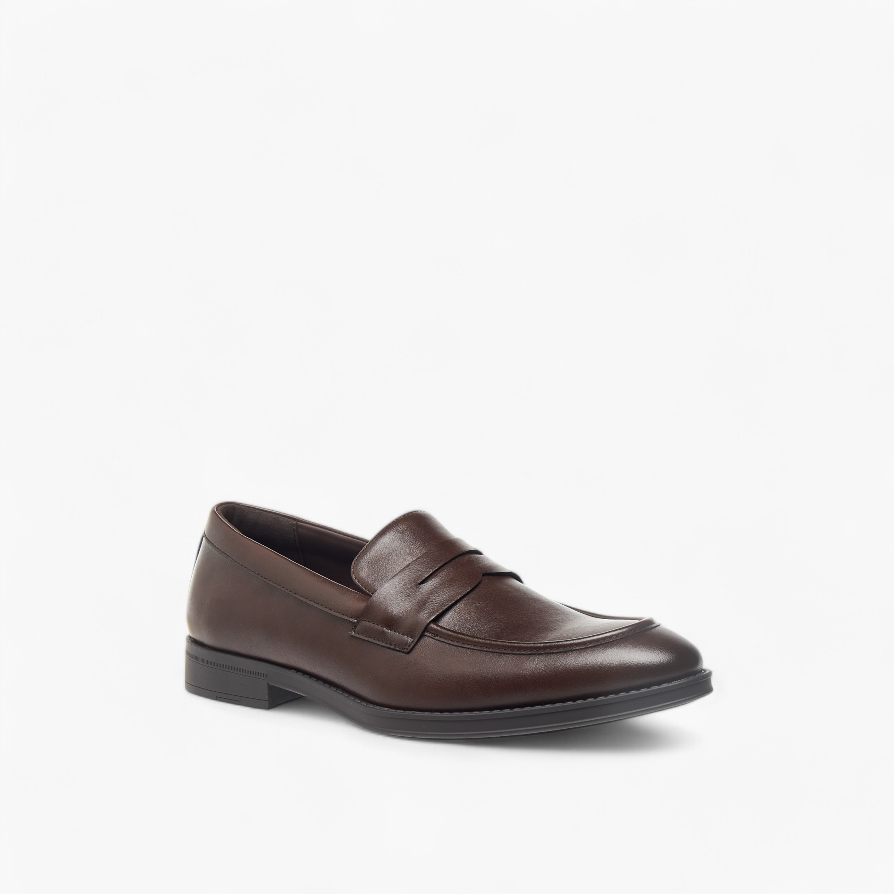 LBL by Shoexpress Solid Loafers with Cutout Detail-men-shoes-formalshoes-image-2