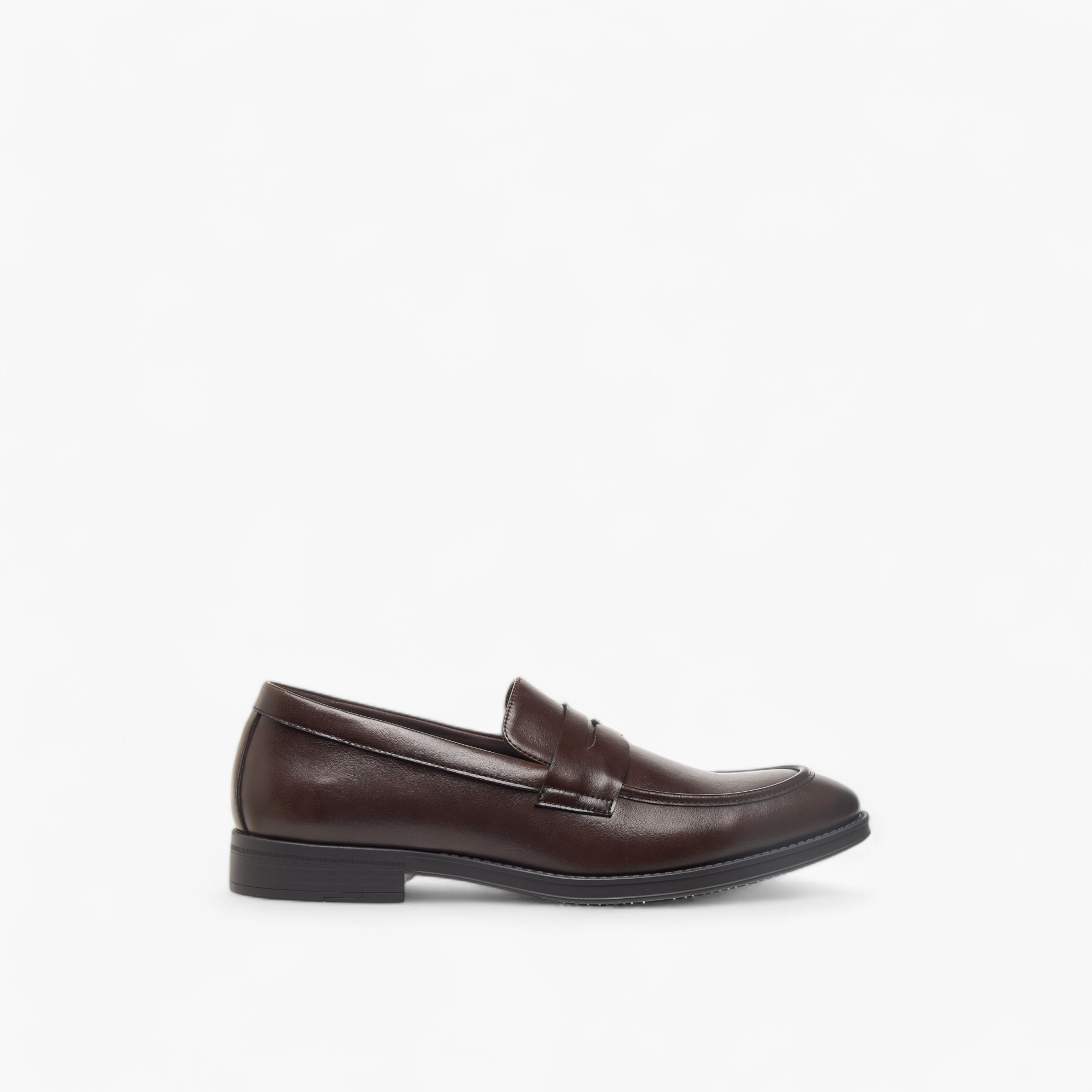 LBL by Shoexpress Solid Loafers with Cutout Detail-men-shoes-formalshoes-image-3