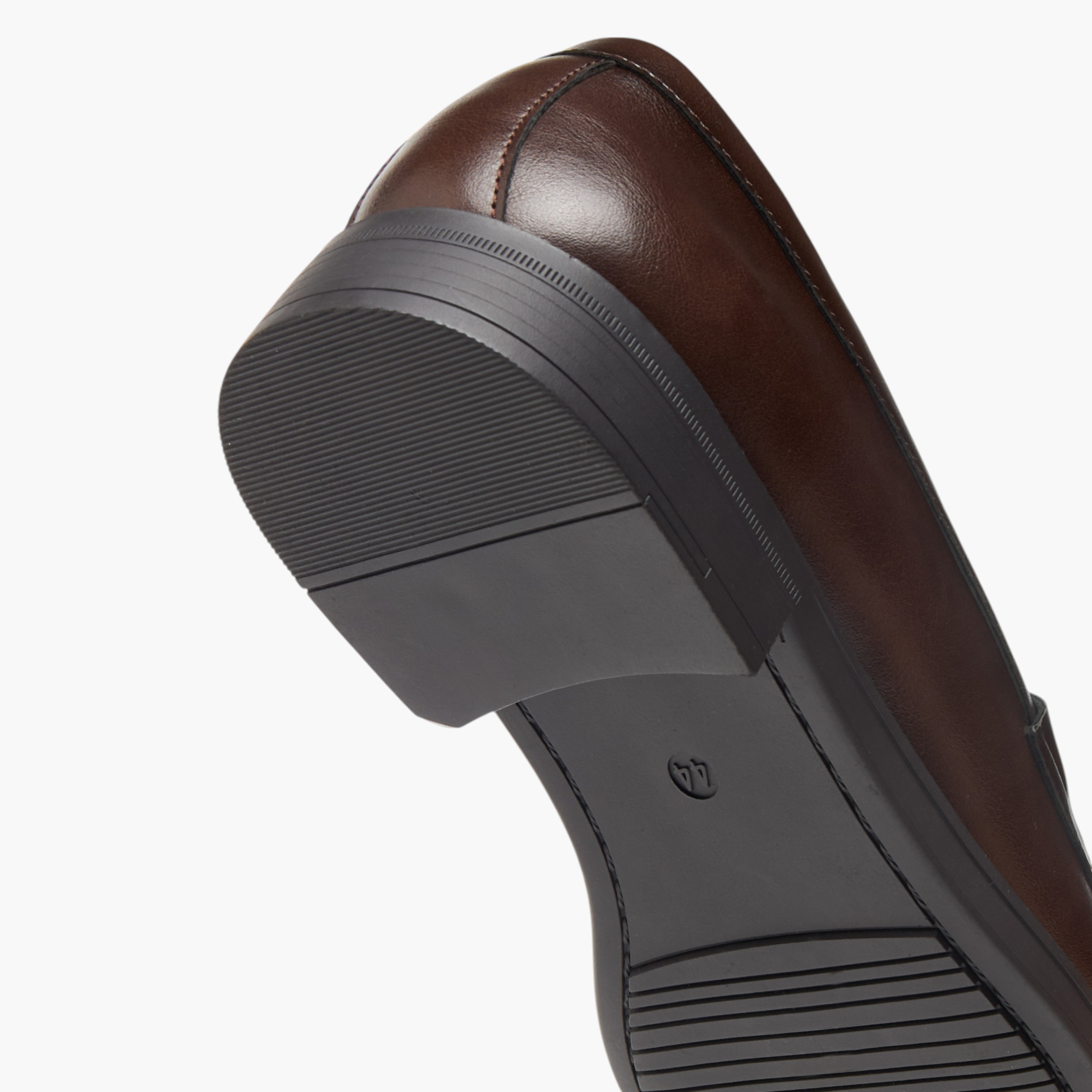 LBL by Shoexpress Solid Loafers with Cutout Detail-men-shoes-formalshoes-image-5