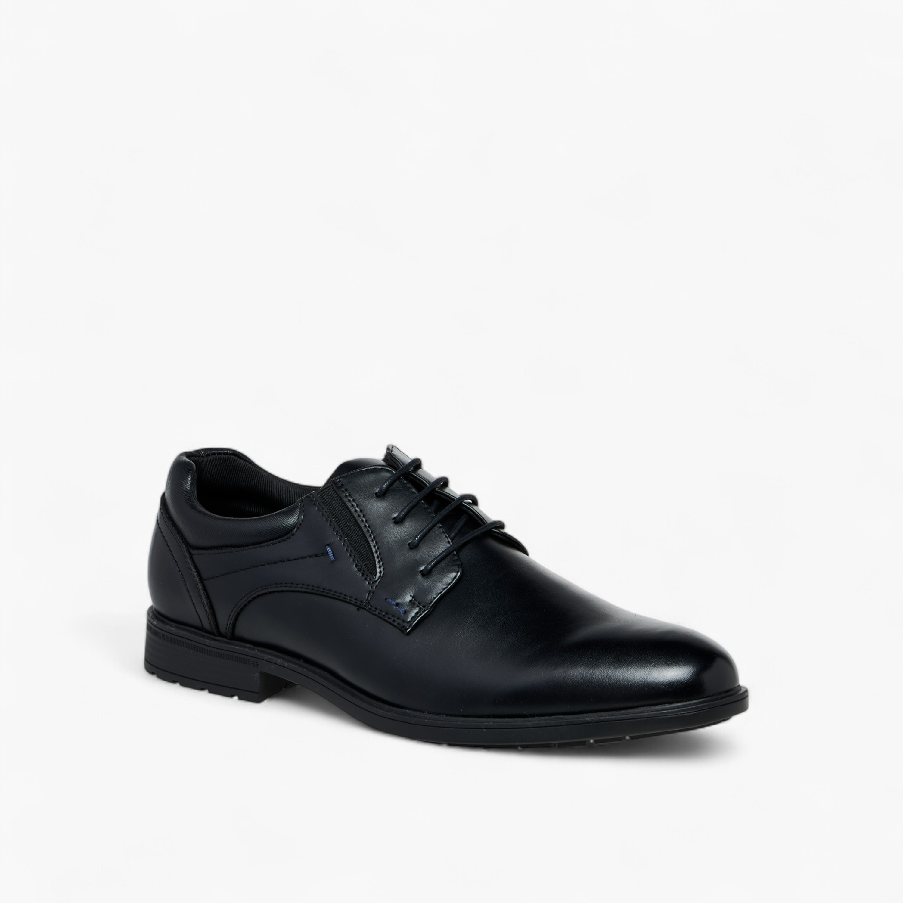 LBL by Shoexpress Solid Lace-Up Derby Shoes-men-shoes-formalshoes-image-2