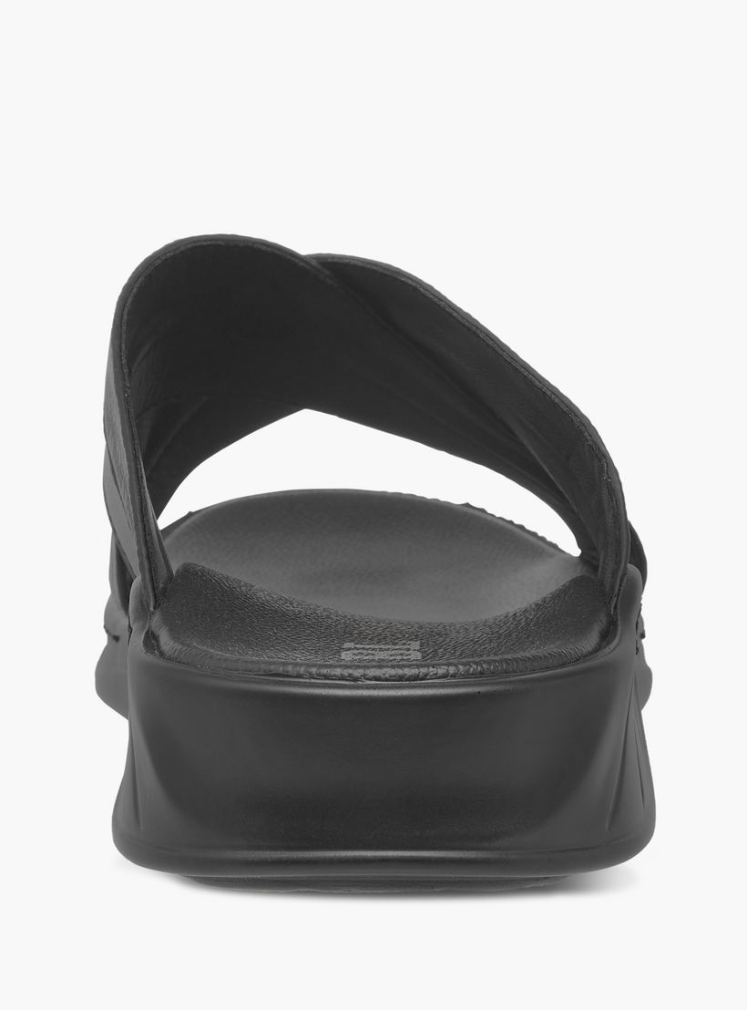 صندل عربي مريح سهل الارتداء بارز الملمس بحزام متقاطع من إل بي إل من شو إكسبريس-men-shoes-sandals-image-4