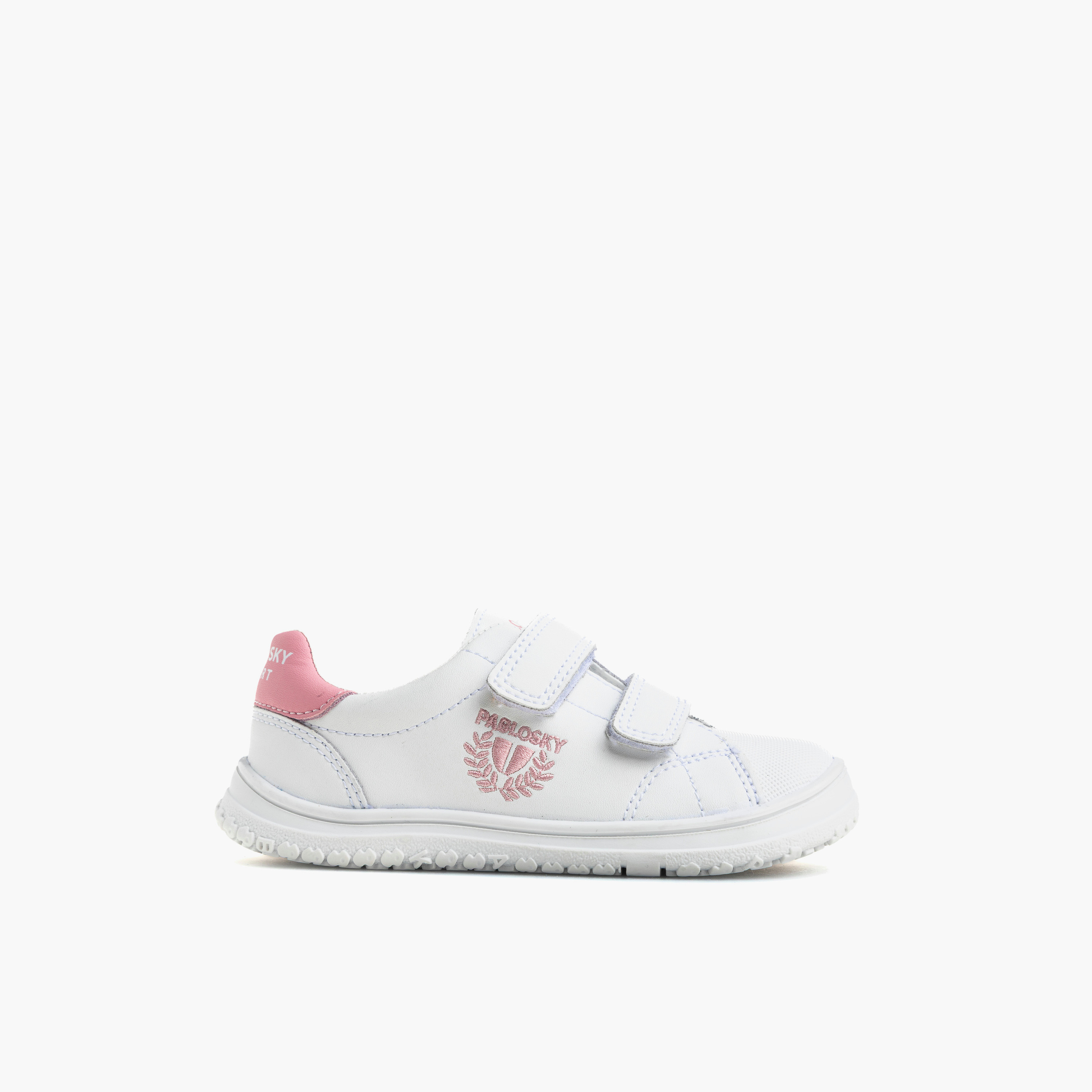 Pablosky Girls Hook & Loop Leather Ankle Sneakers-girls-shoes-sneakers-image-1
