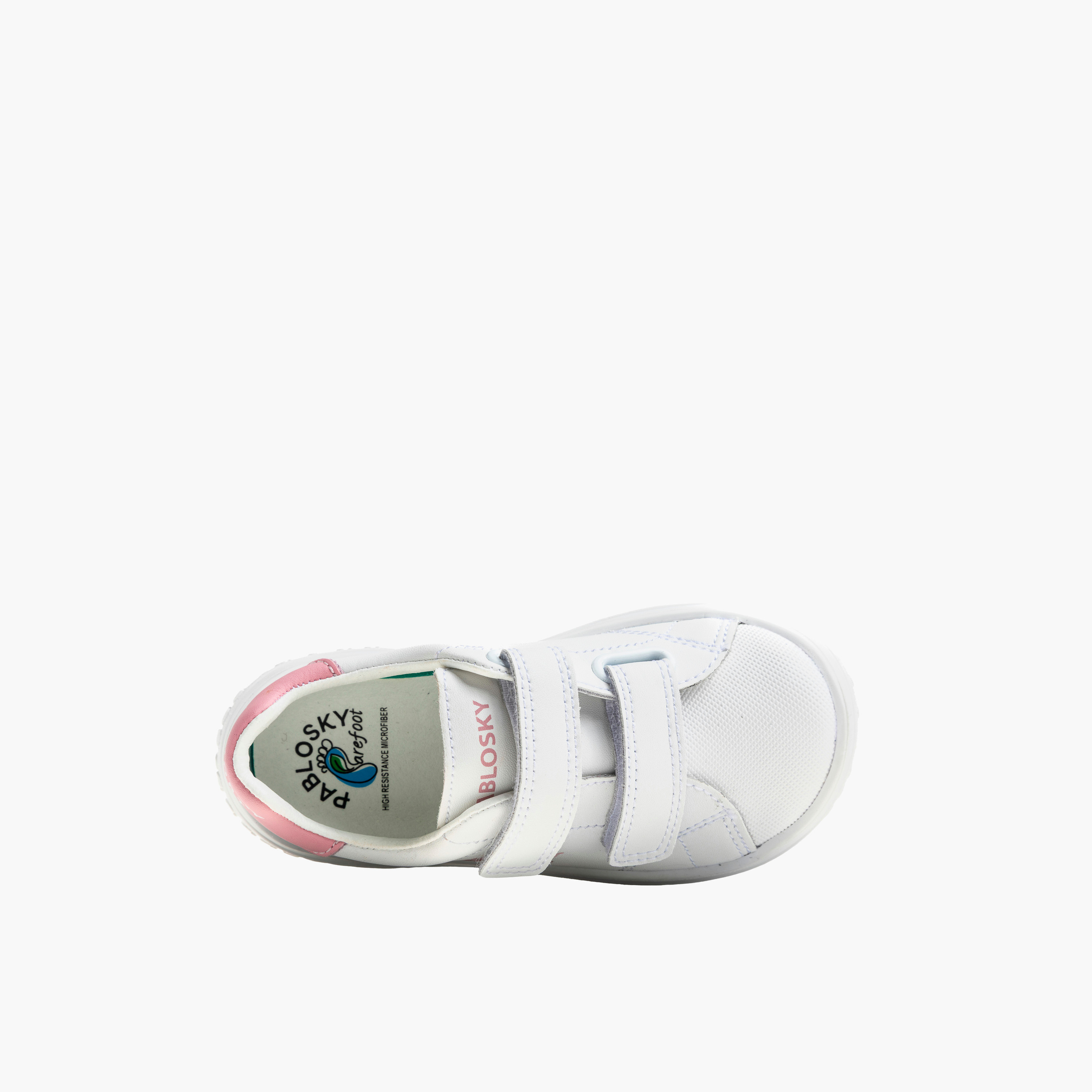 Pablosky Girls Hook & Loop Leather Ankle Sneakers-girls-shoes-sneakers-image-3