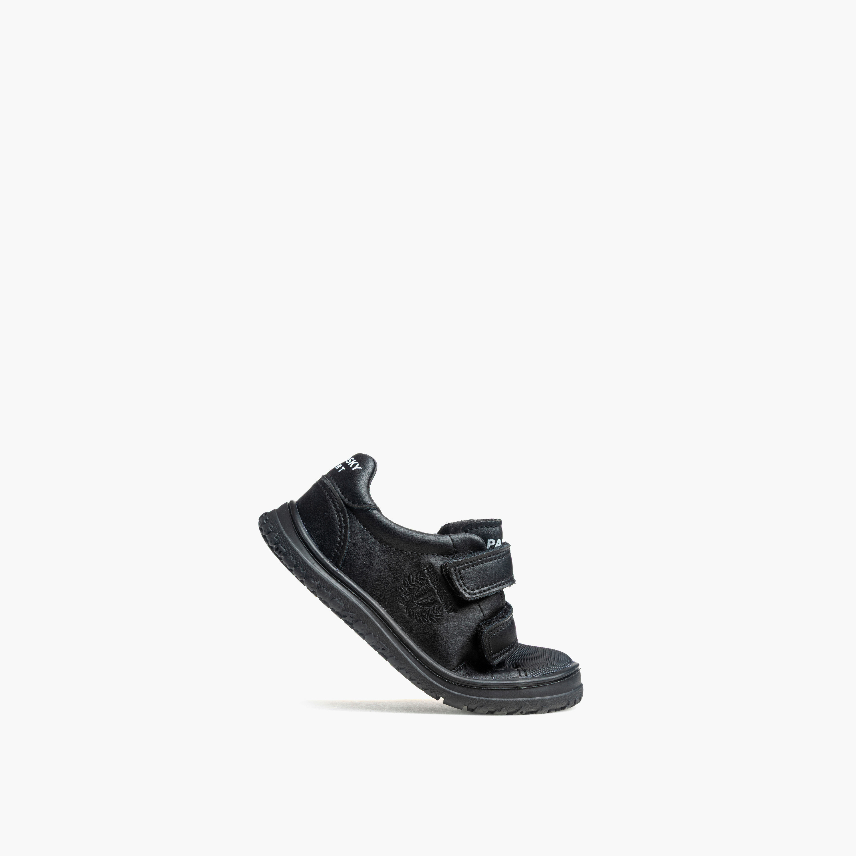 Pablosky Girls Hook & Loop Leather School Shoes-girls-shoes-schoolshoes-image-4