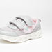 Dash Textured Sneakers with Hook and Loop Closure-Girl%27s Sports Shoes-thumbnailMobile-3