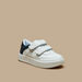 Juniors Solid Sneakers with Hook and Loop Closure-Boy%27s Sneakers-thumbnail-0