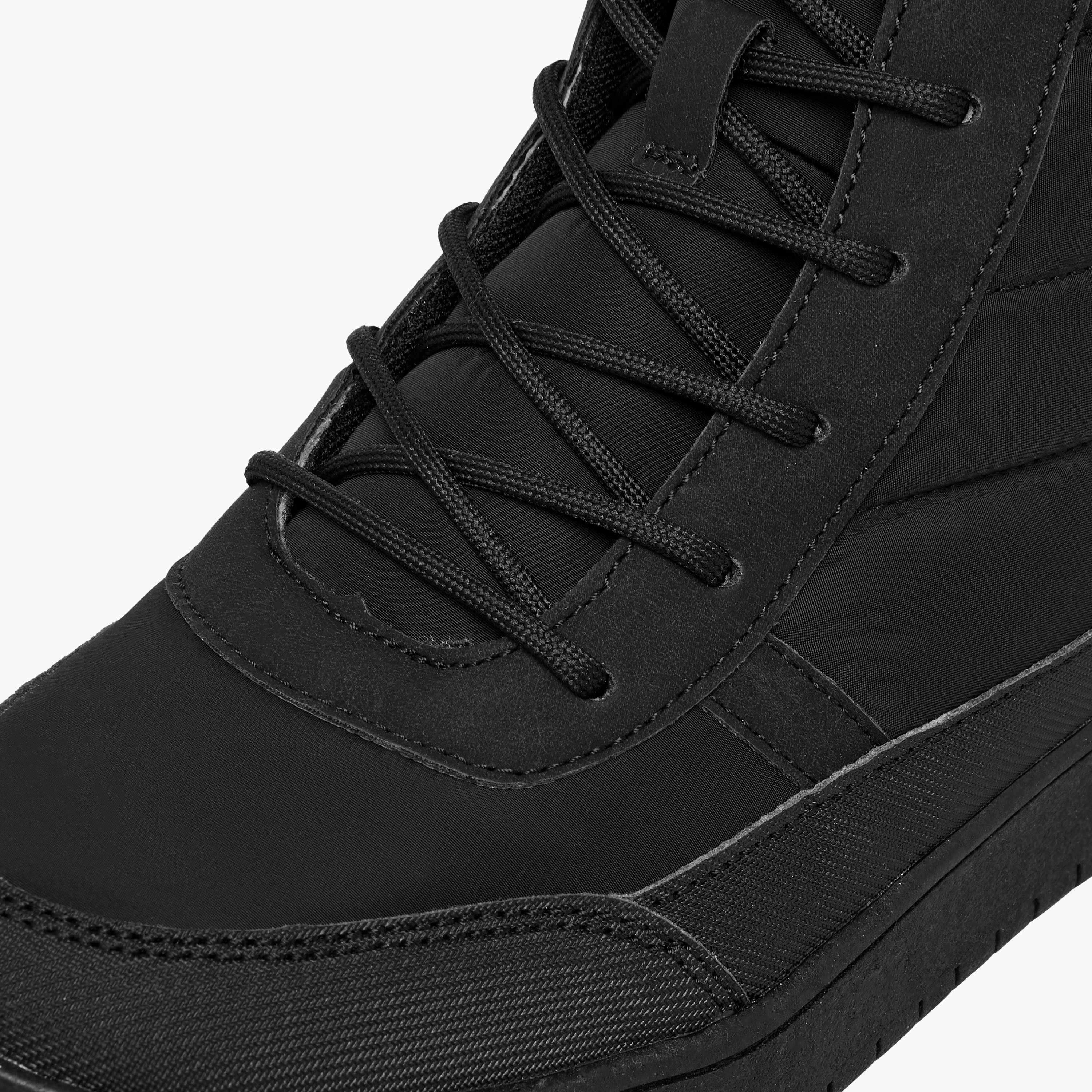 Mister Duchini Boys Quilted Lace-Up Ankle Length Boots-boys-shoes-boots-image-4