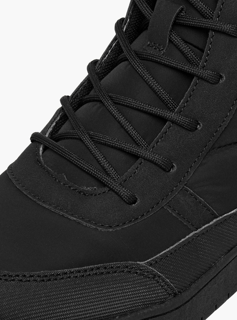 Mister Duchini Boys Quilted Lace-Up Ankle Length Boots-boys-shoes-boots-image-4