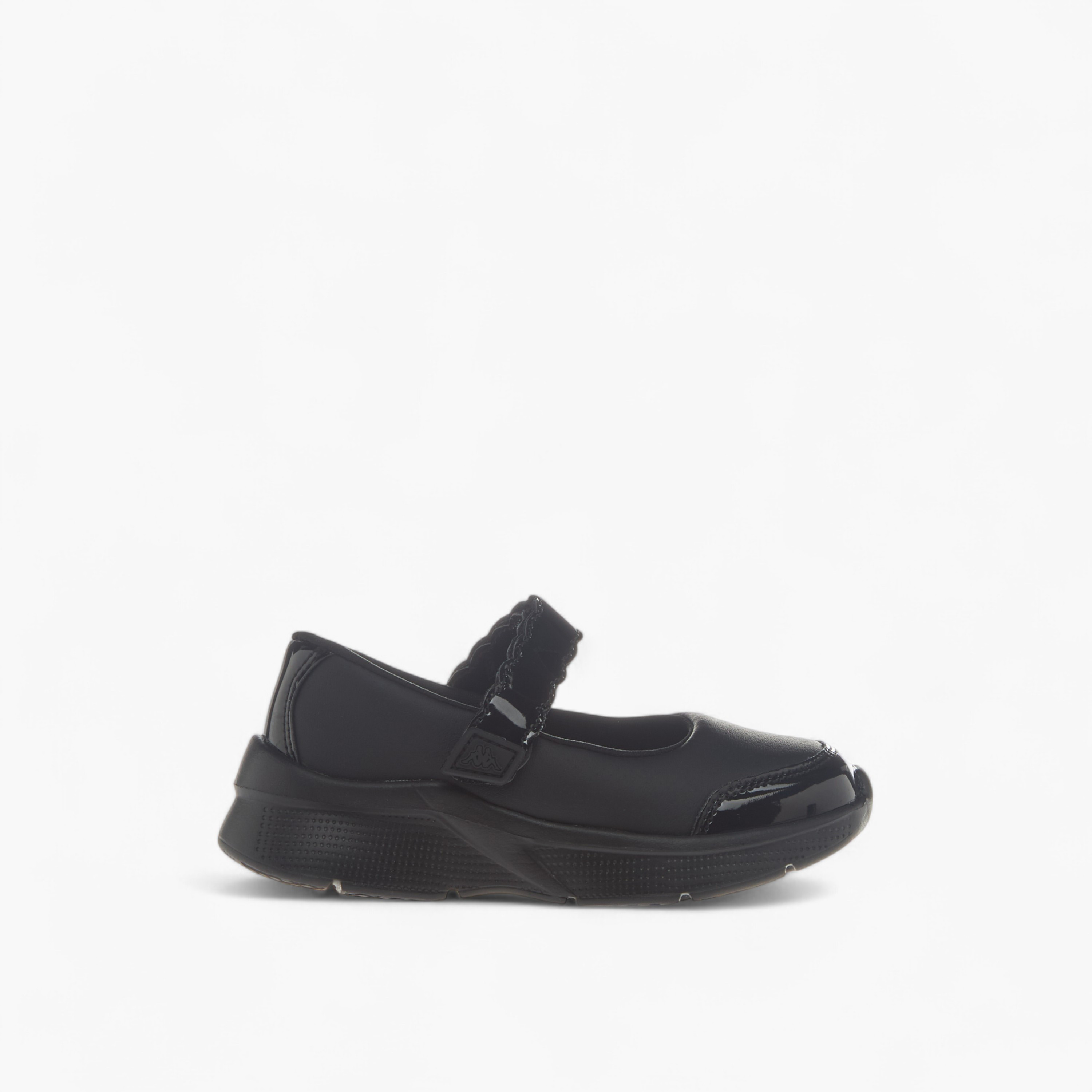 Kappa Girls' Solid School Shoes with Hook and Loop Closure-girls-shoes-schoolshoes-image-3