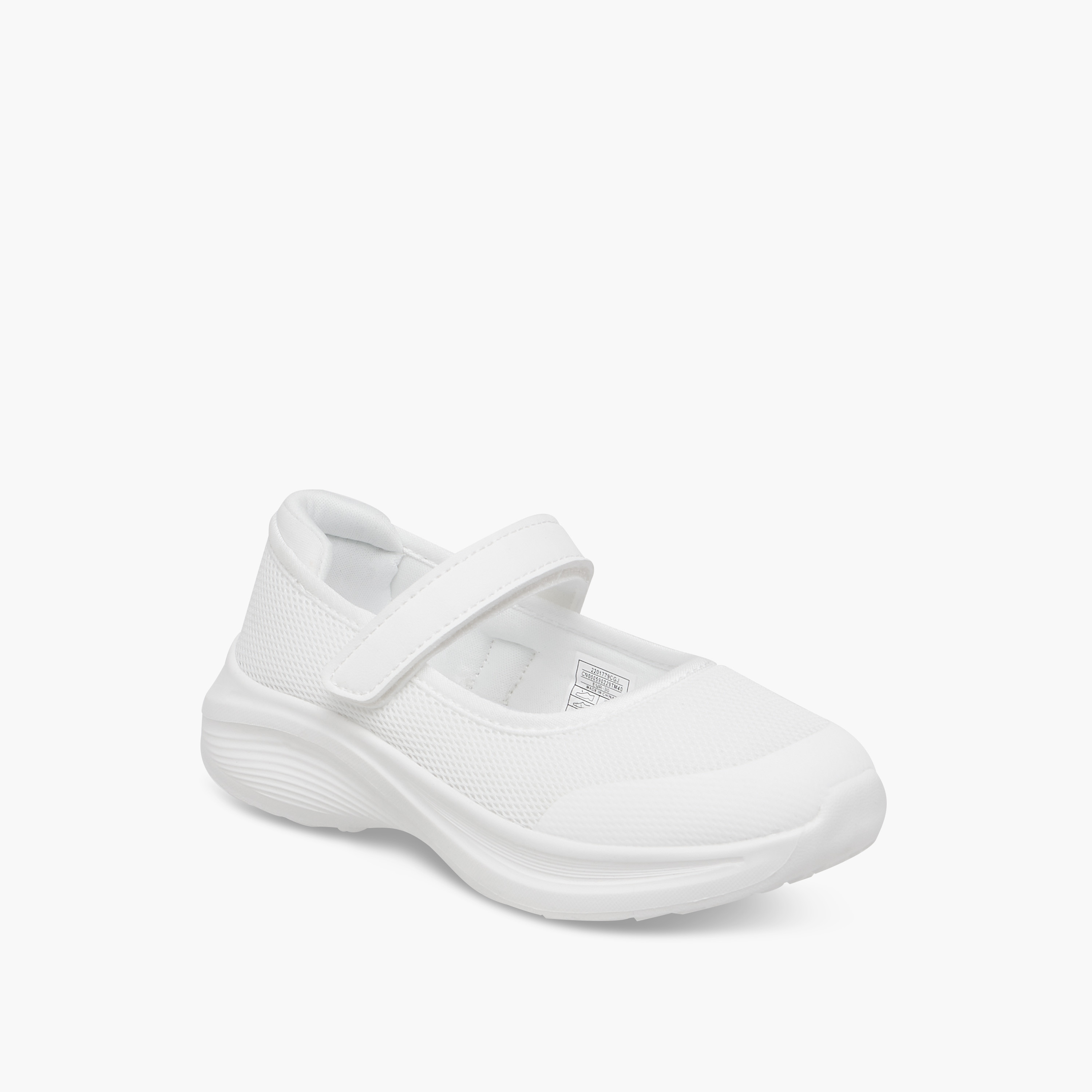 Dash Girls Textured Hook & Loop School Shoes-girls-shoes-maryjanes-image-2