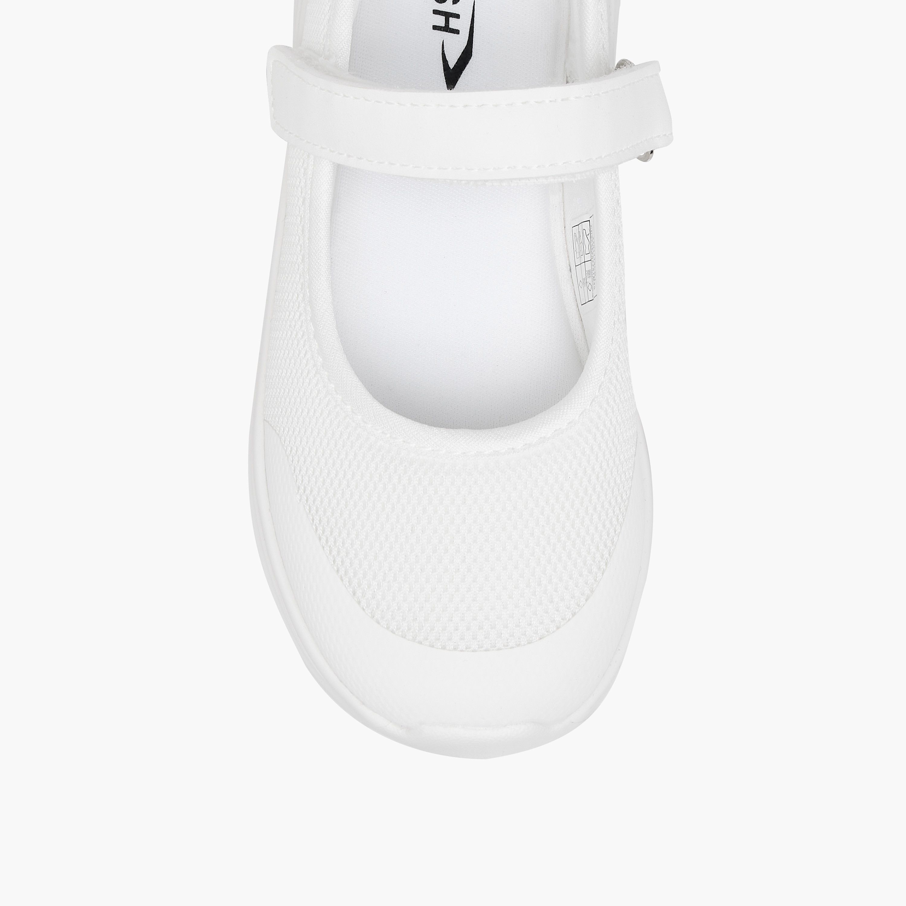 Dash Girls Textured Hook & Loop School Shoes-girls-shoes-maryjanes-image-3