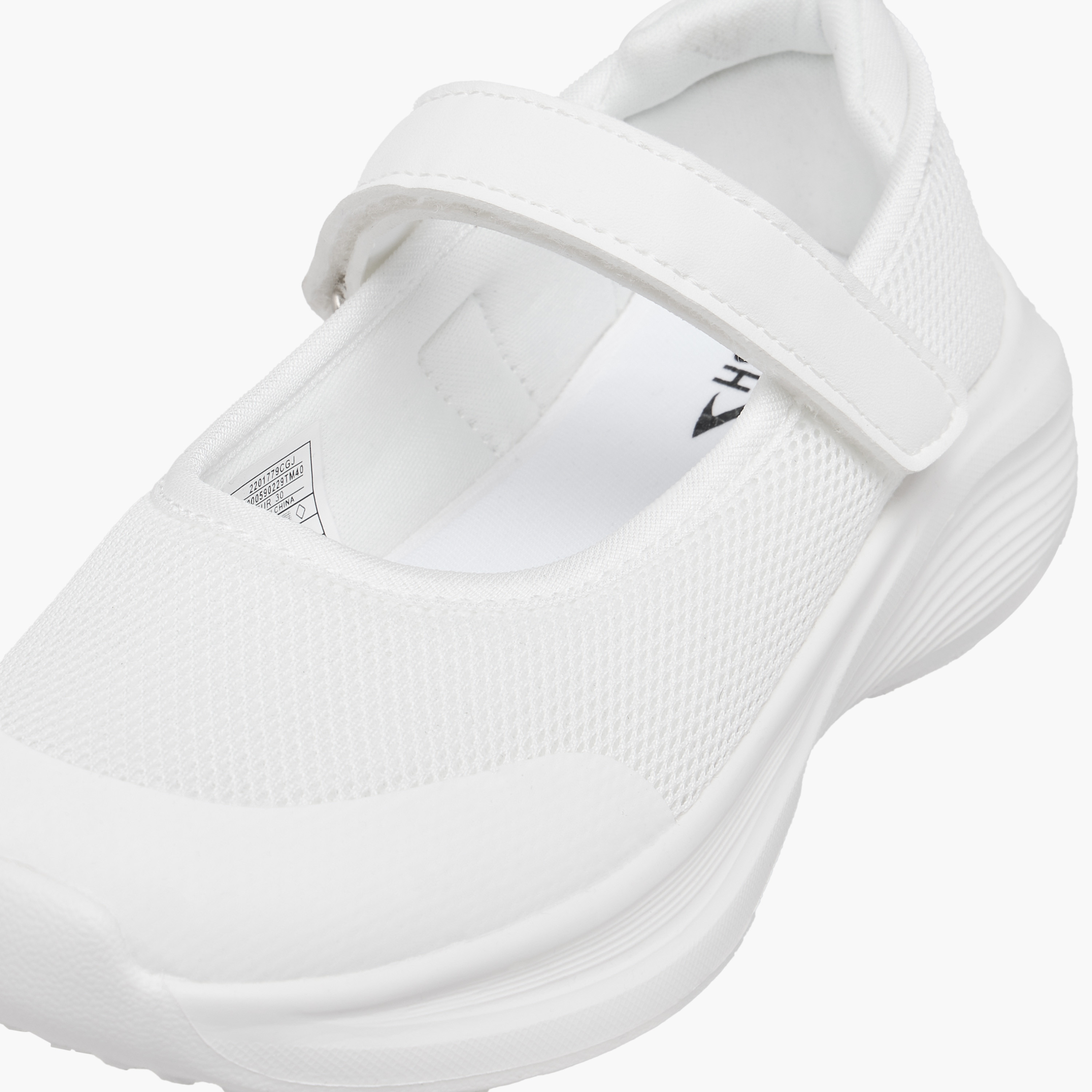 Dash Girls Textured Hook & Loop School Shoes-girls-shoes-maryjanes-image-6