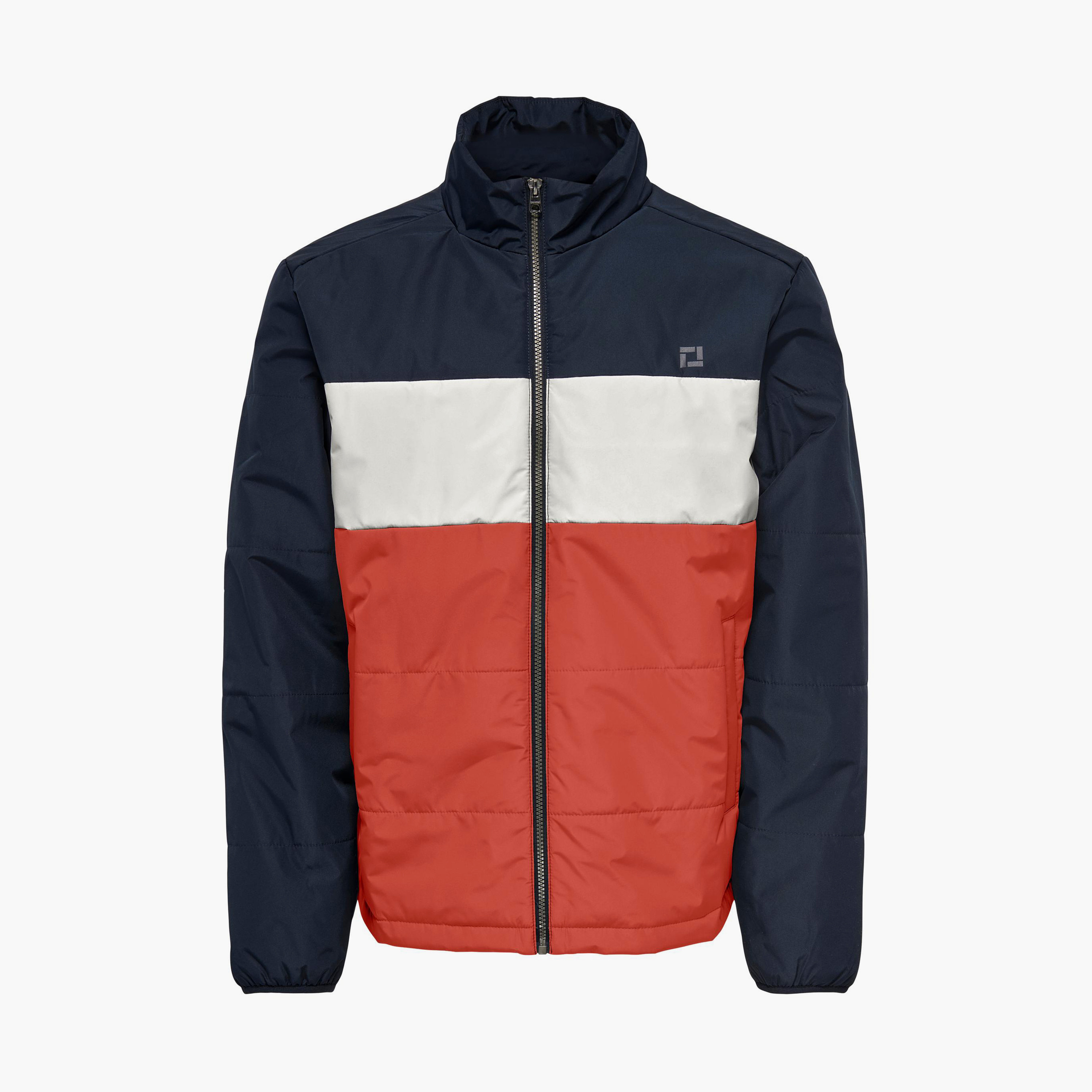Only & Sons Colour Blocked Quilted Jacket-men-clothing-jacketsandblazers-jackets-image-1