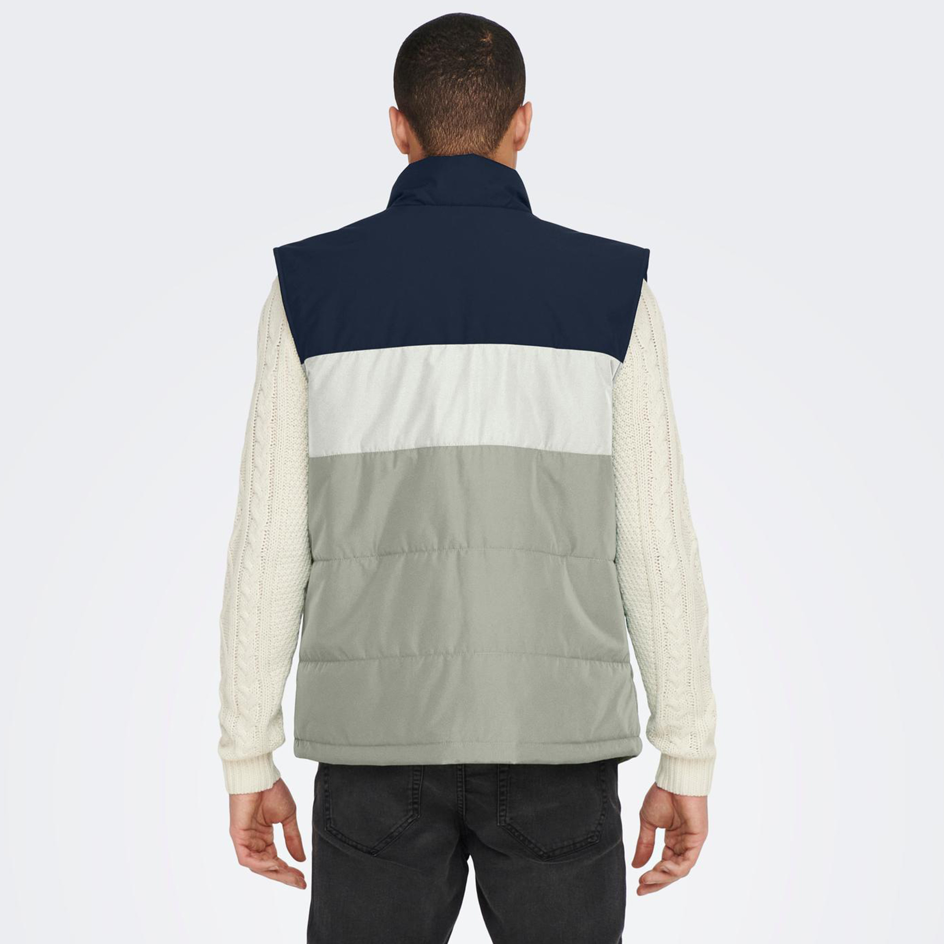 Only & Sons Colour Blocked Quilted Gilet-men-clothing-jacketsandblazers-jackets-image-10