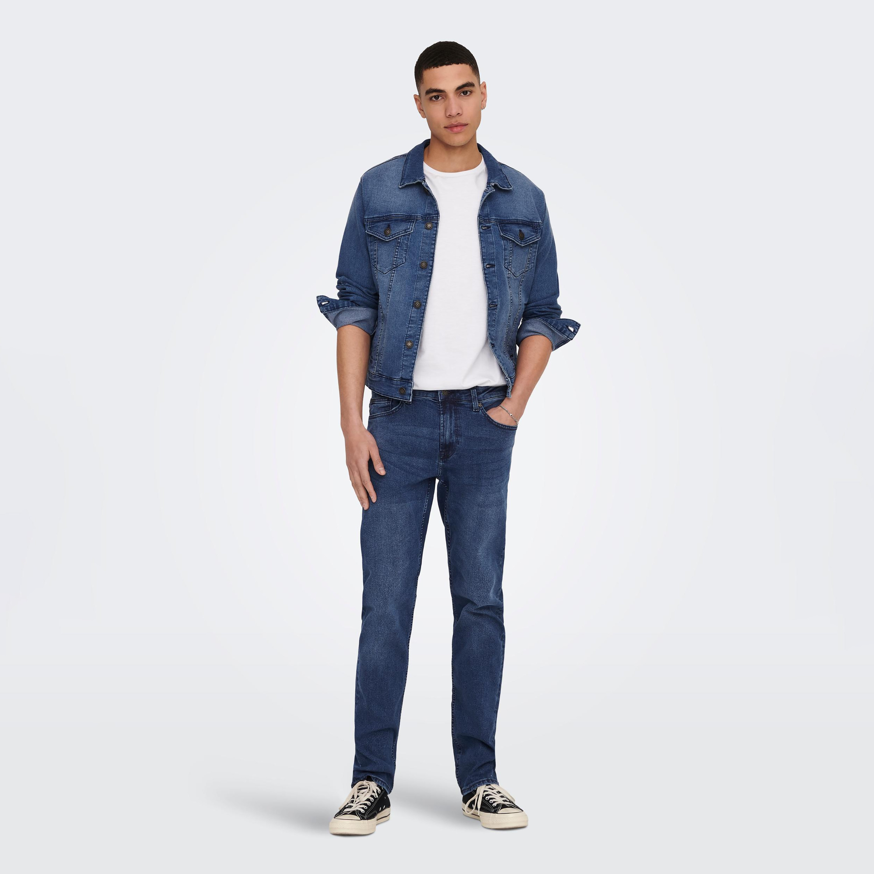 Only & Sons Plain Denim Jacket-men-clothing-jacketsandblazers-jackets-image-2