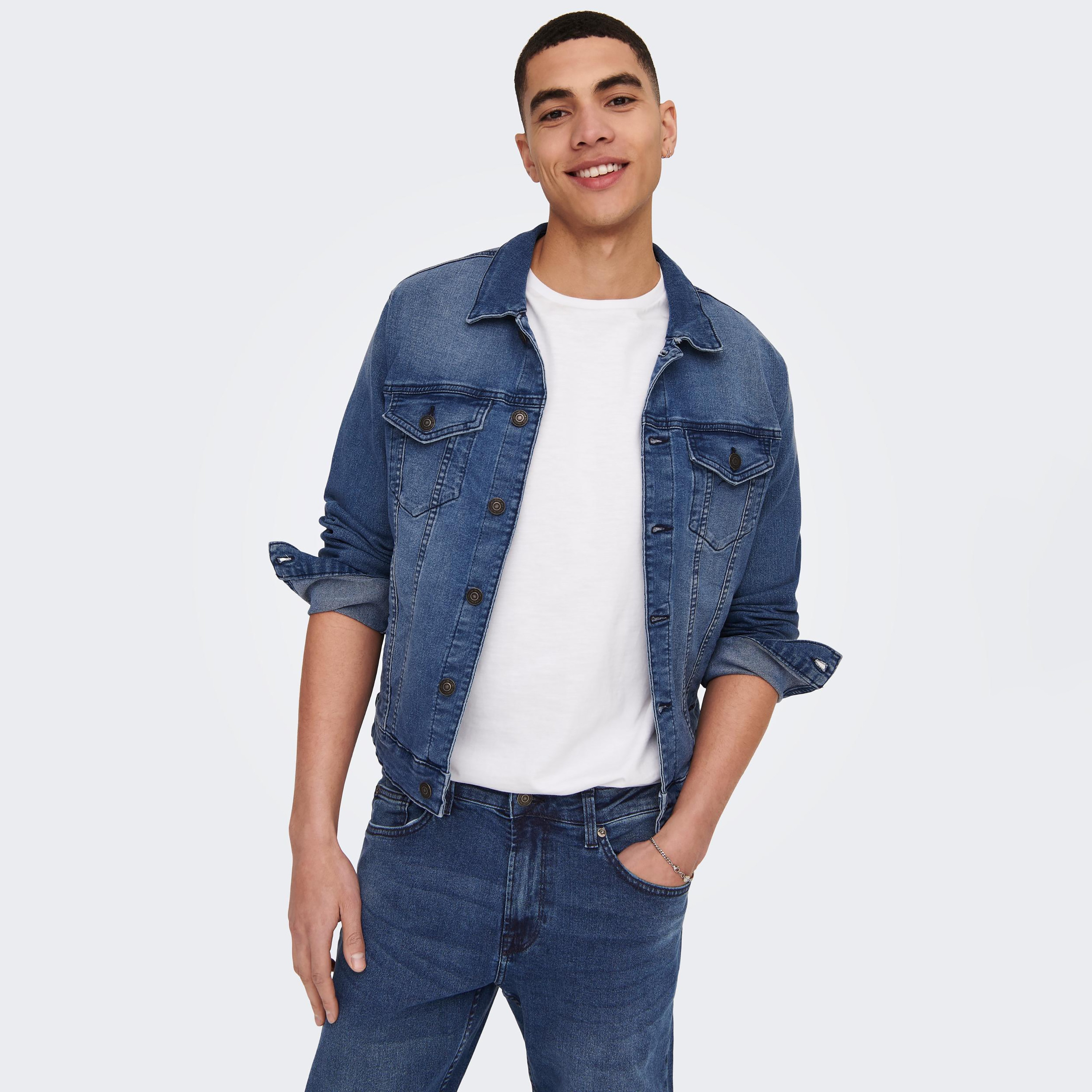 Only & Sons Plain Denim Jacket-men-clothing-jacketsandblazers-jackets-image-3