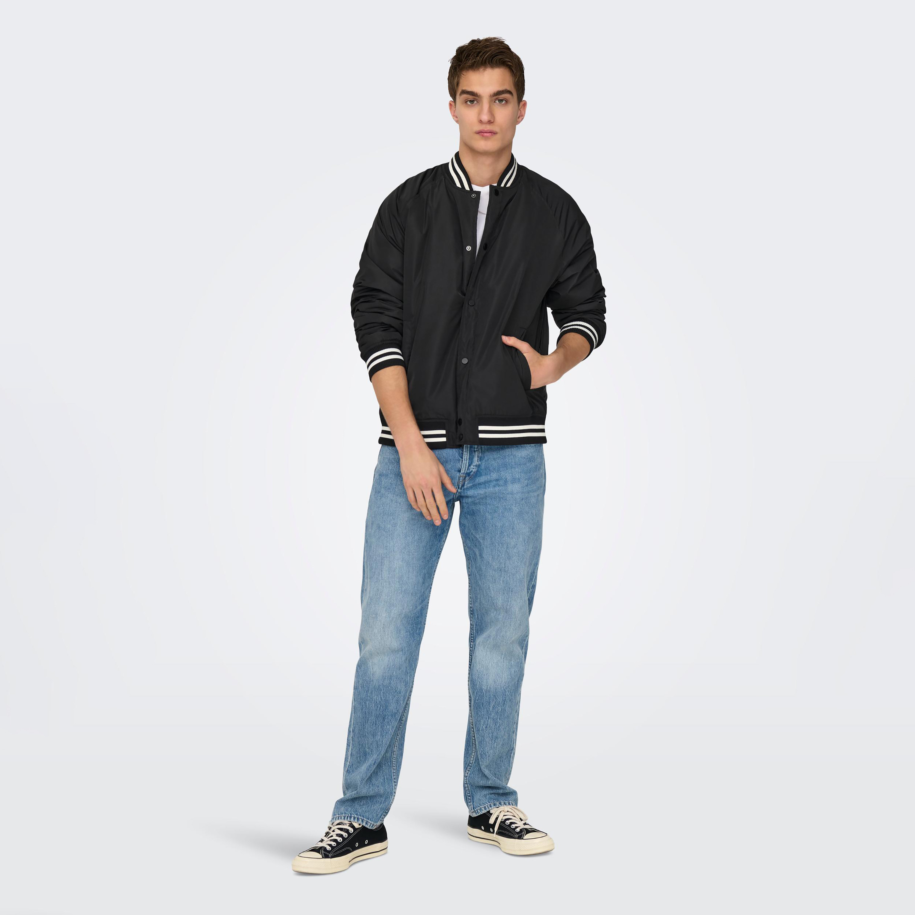 Only & Sons Plain Bomber Jacket-men-clothing-jacketsandblazers-jackets-image-6