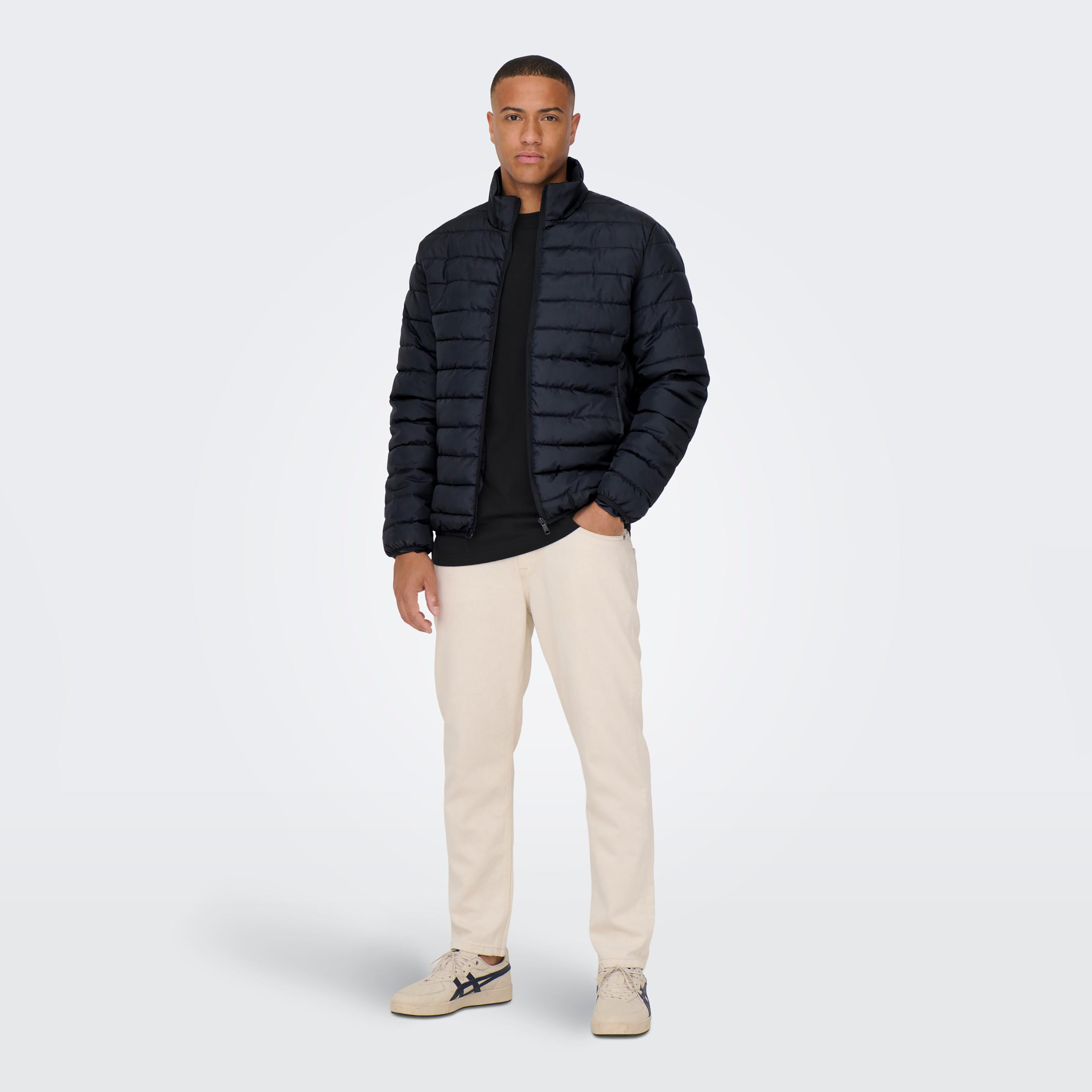 جاكيت ذو مبطن من اونلي آند سونز بجيوب جانبية-men-clothing-jacketsandblazers-jackets-image-2