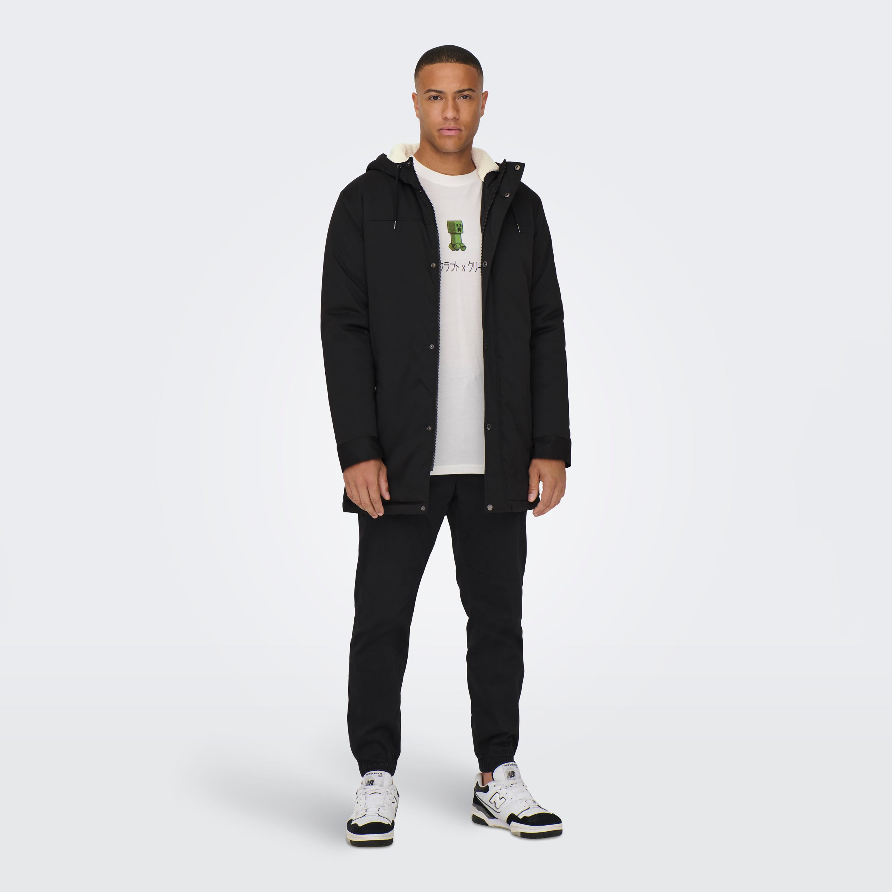 Only & Sons Plain Hooded Parka Jacket-men-clothing-jacketsandblazers-jackets-image-2