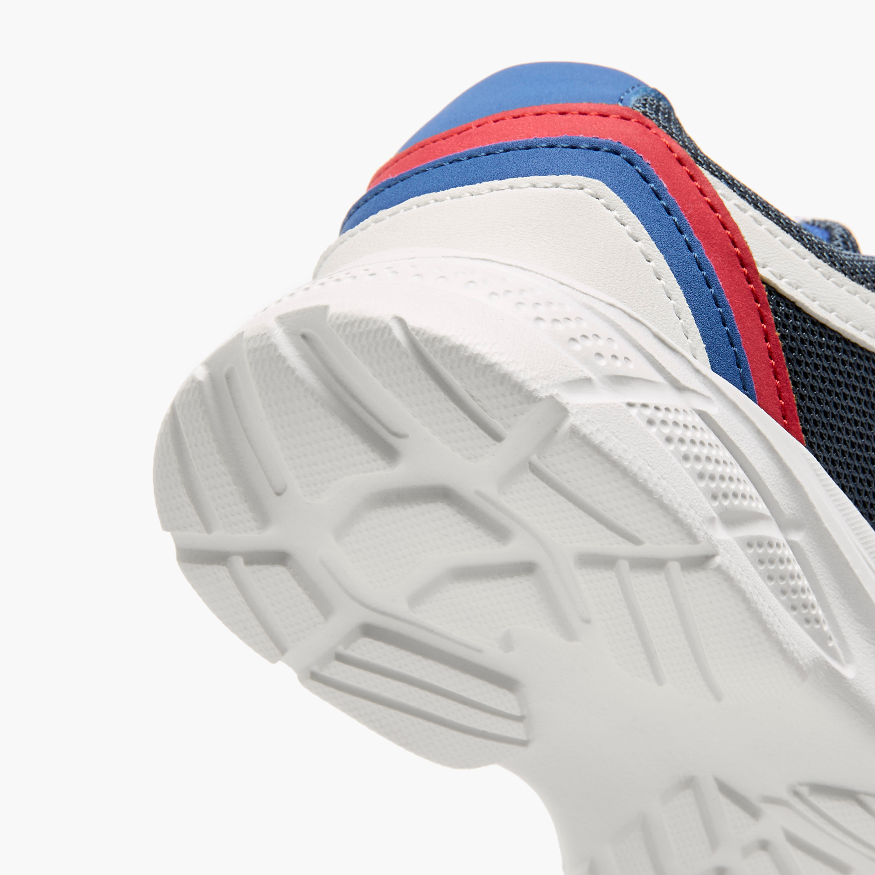 Lee Cooper Boys' Panelled Sneakers with Hook and Loop Closure-boys-shoes-sneakers-image-5