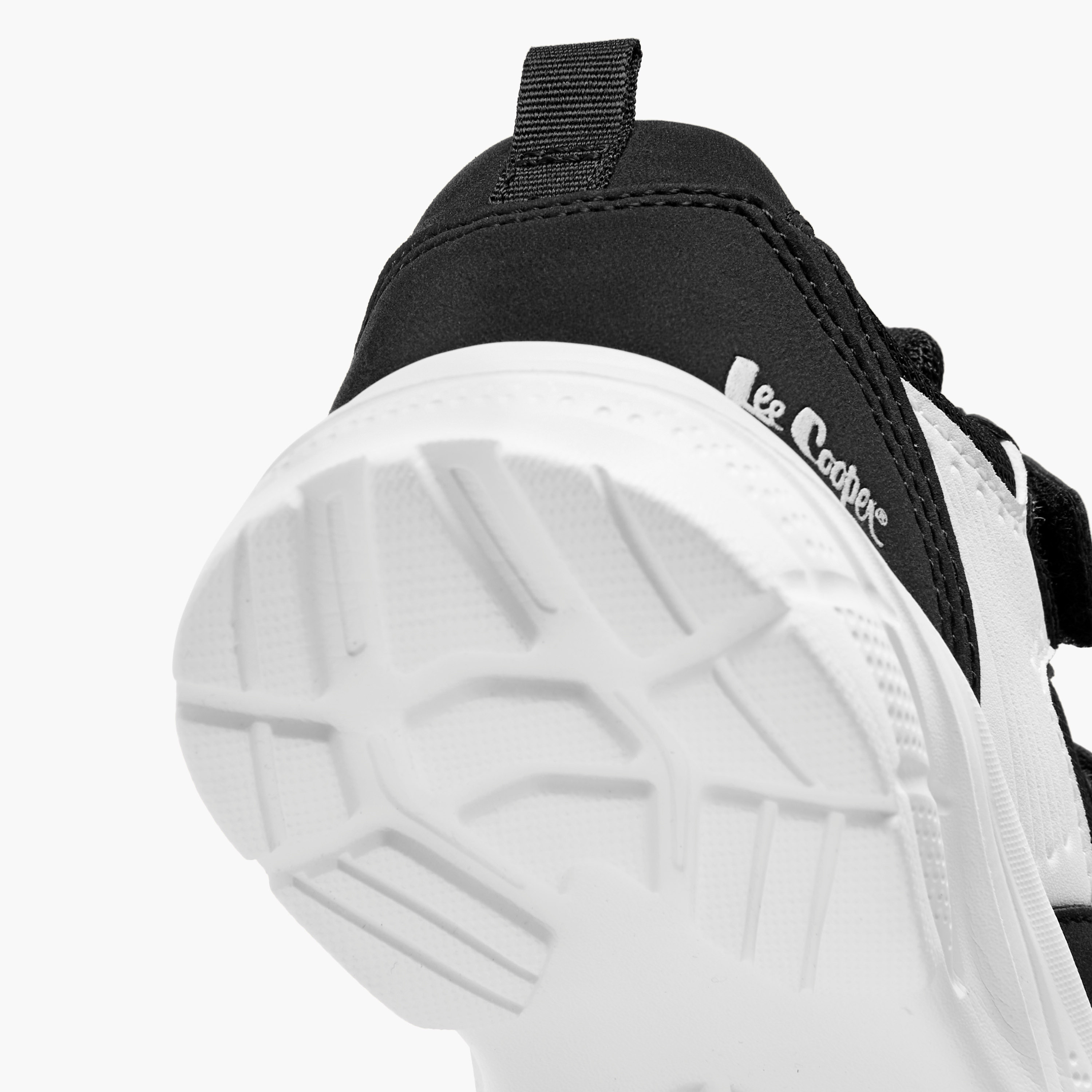 Lee Cooper Boys' Panelled Sneakers with Hook and Loop Closure-boys-shoes-sneakers-image-5