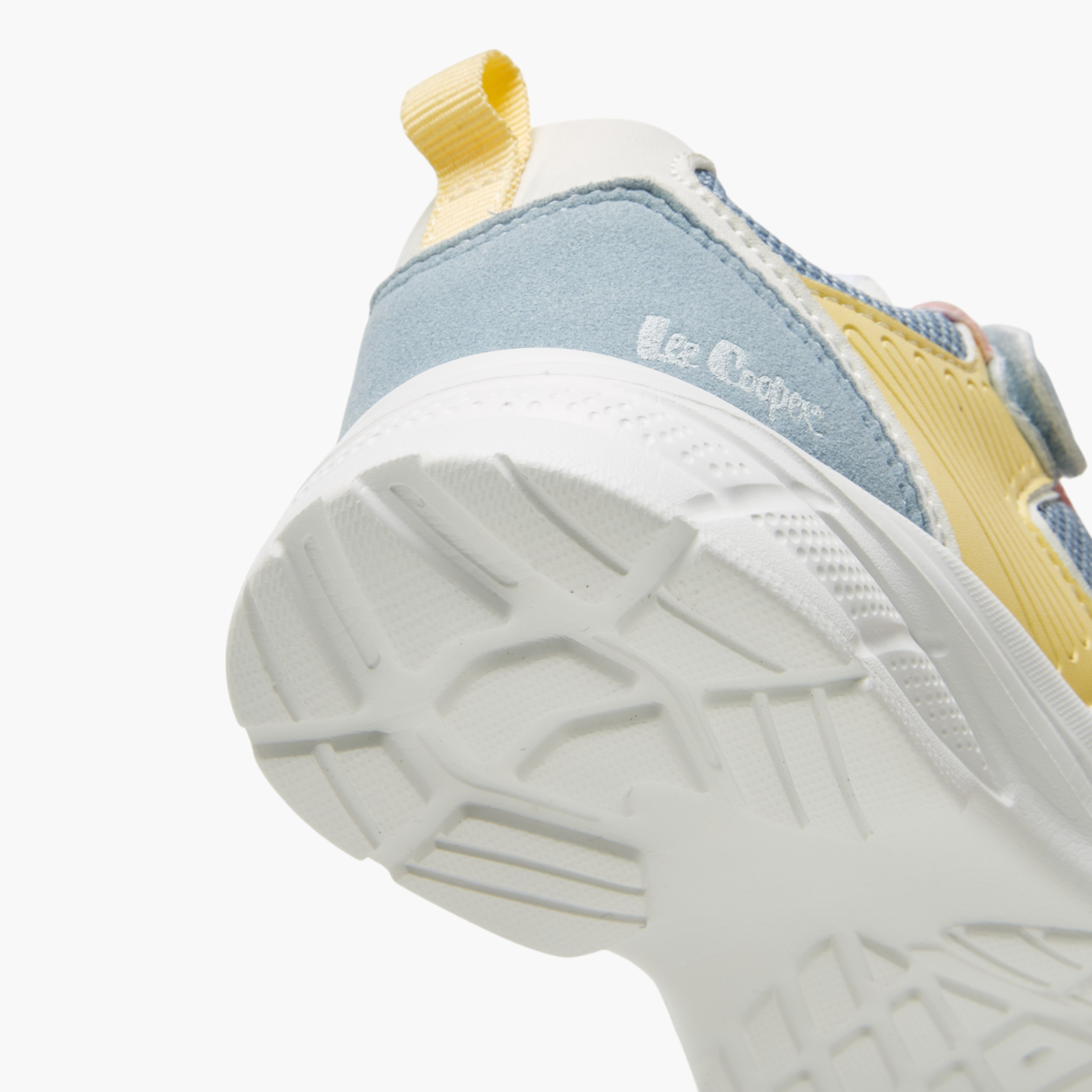 Lee Cooper Girls' Panelled Sneakers with Hook and Loop Closure-girls-shoes-sneakers-image-5