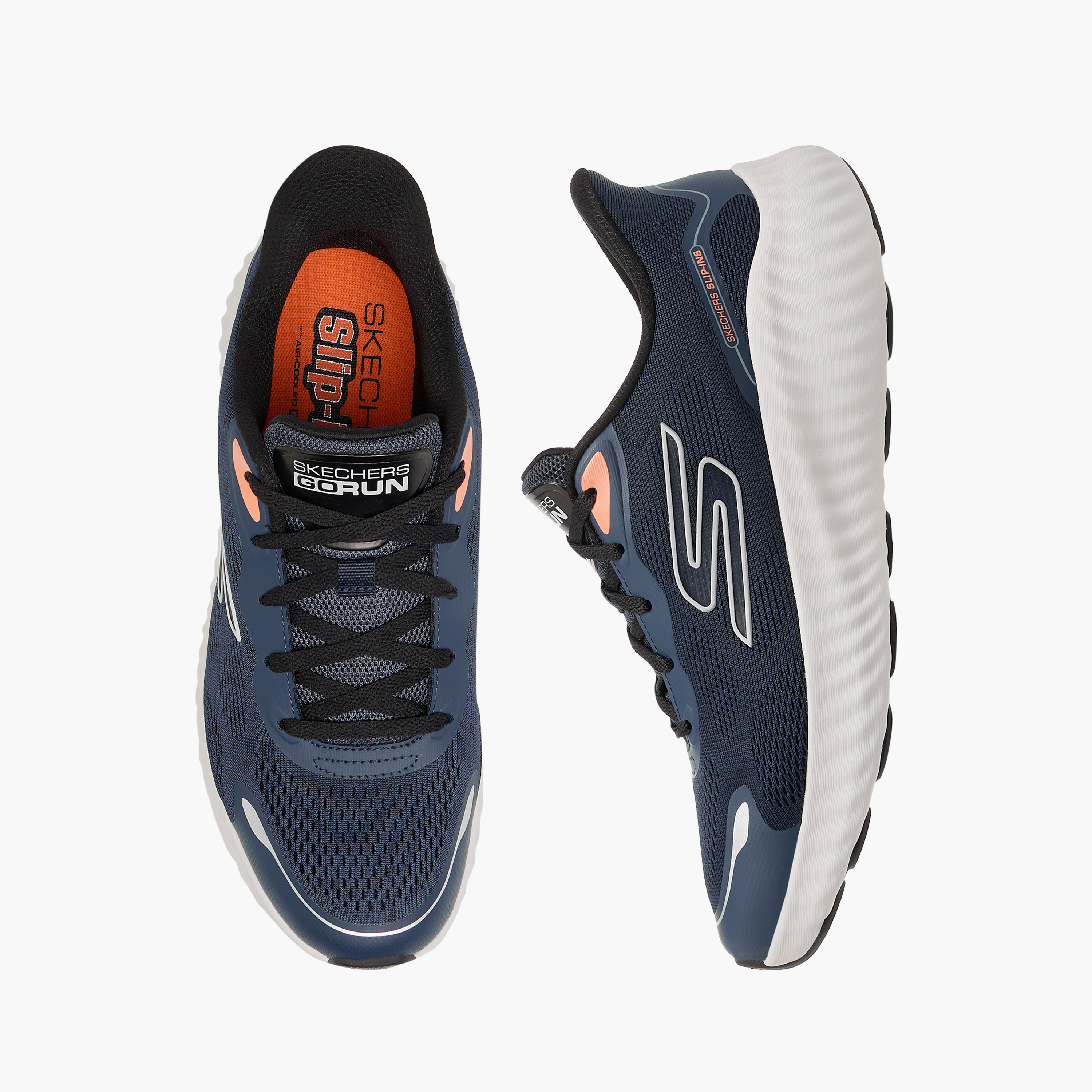 سكيتشرز- حذاء جري للرجال غو رن ناو برباط مطاطي 220392 | OE-sports-men-shoes-image-1